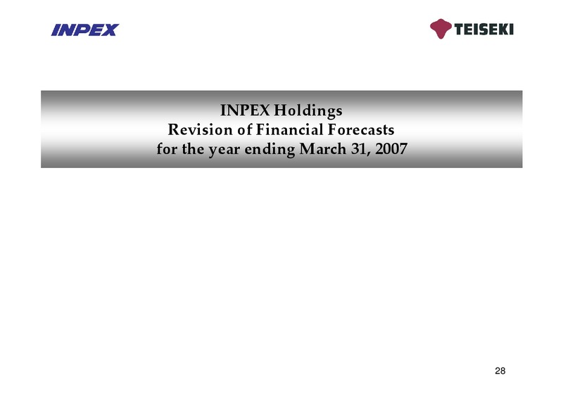 May 2006 Financial Results – Inpex Corp – slide 32