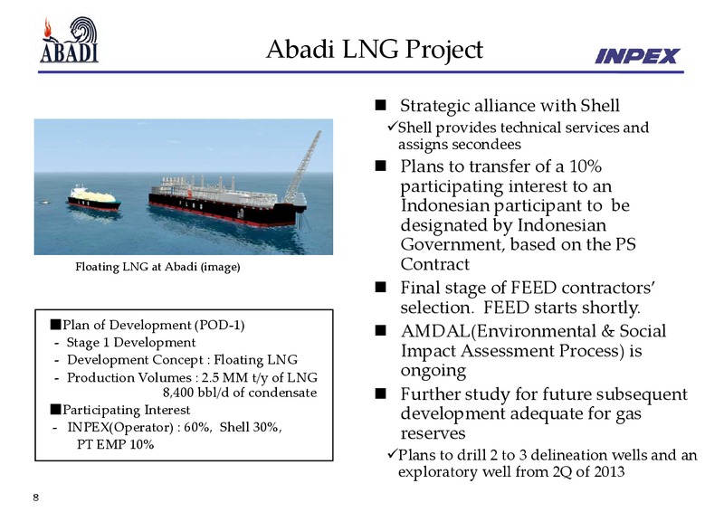 November 2012 Financial Results – Inpex Corp – slide 7