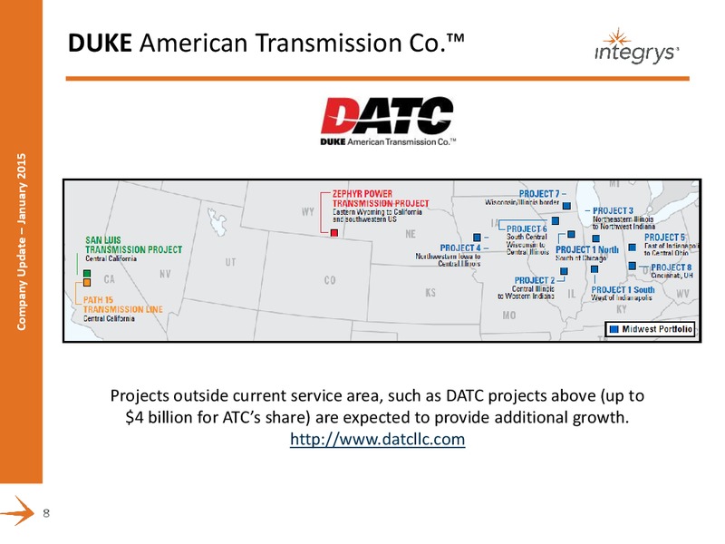 COMPANY PRESENTATION – Integrys Energy Group – slide 6