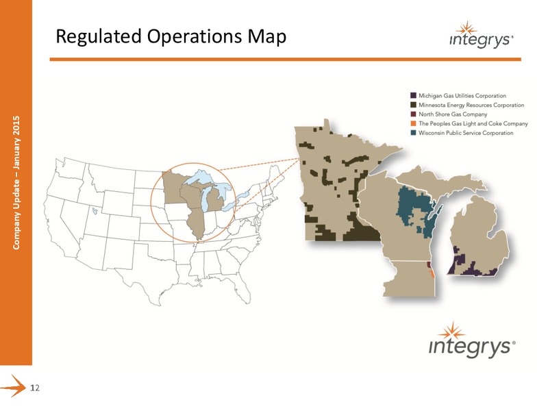 COMPANY PRESENTATION – Integrys Energy Group – slide 10