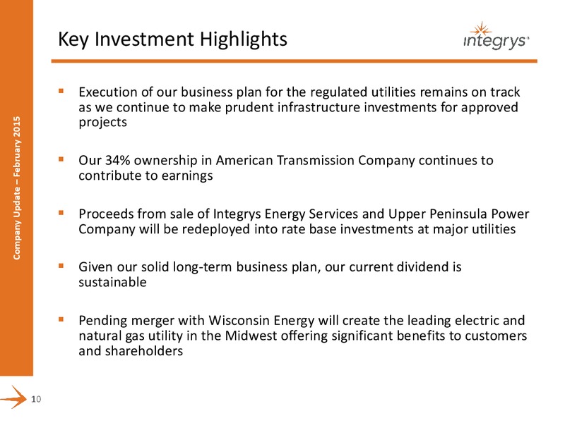 Company Presentation – Integrys Energy Group – slide 8