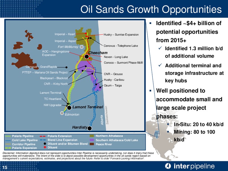 June 2015 Corporate Presentation – Inter Pipeline Ltd. – slide 16