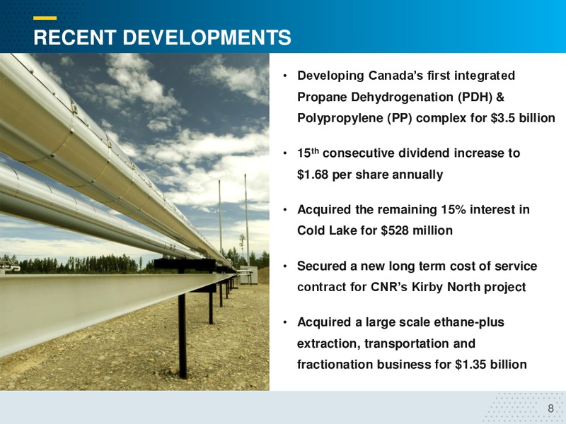 January 2018 Corporate Presentation – Inter Pipeline Ltd. – slide 8