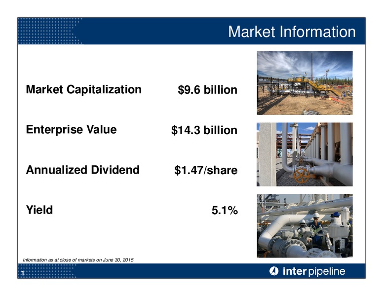 JULY 2015 CORPORATE PRESENTATION – Inter Pipeline Ltd. – slide 2