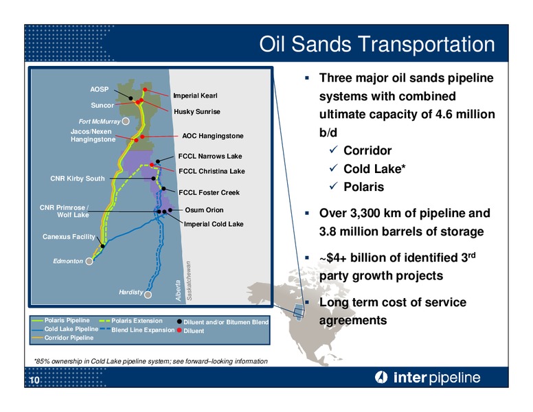 JULY 2015 CORPORATE PRESENTATION – Inter Pipeline Ltd. – slide 11