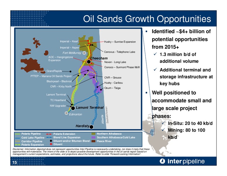 JULY 2015 CORPORATE PRESENTATION – Inter Pipeline Ltd. – slide 16