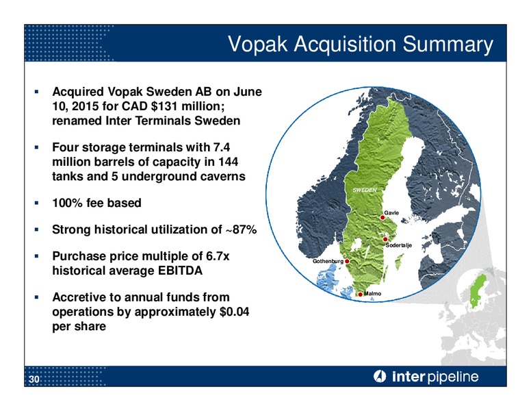JULY 2015 CORPORATE PRESENTATION – Inter Pipeline Ltd. – slide 31