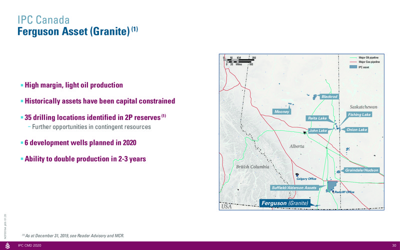 Capital Markets Day 2020 Stockholm – International Petroleum Corp. – slide 30