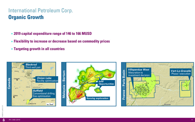 Capital Markets Day 2019 – International Petroleum Corp. – slide 11