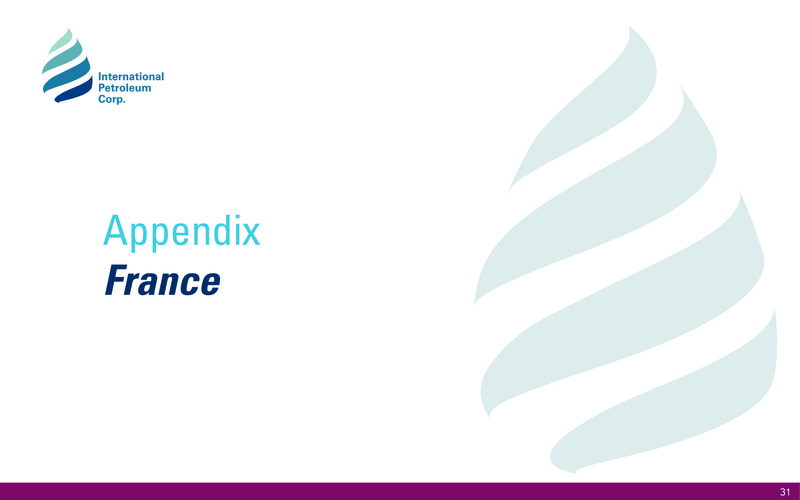 June 2019 Corporate Presentation – International Petroleum Corp. – slide 31