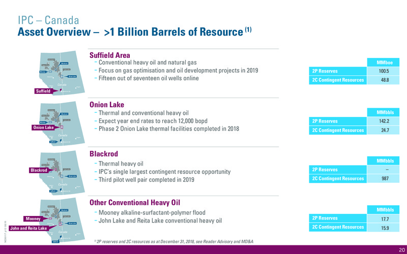 November 2019 Corporate Presentation – International Petroleum Corp. – slide 20