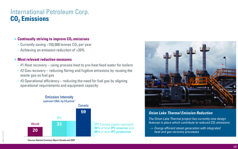 November 2019 Corporate Presentation – International Petroleum Corp. – slide 48