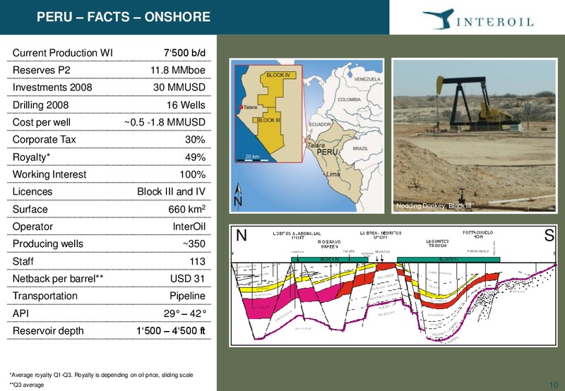 Pareto E&P Independents Conference – Interoil Corporation – slide 9