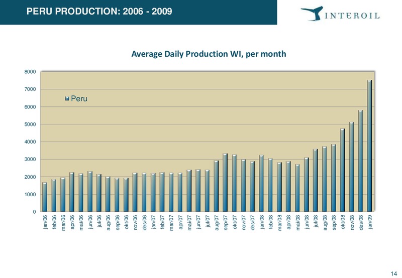 Pareto E&P Independents Conference – Interoil Corporation – slide 13