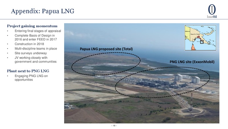 Q1 2016 Update – Interoil Corporation – slide 15