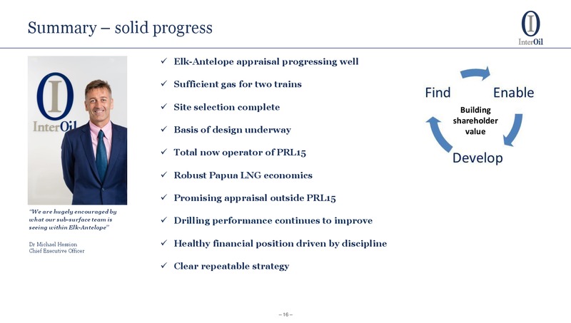 Q2 2015 Update – Interoil Corporation – slide 14