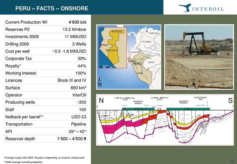 Pareto E&P Independents Conference – Interoil Corporation – slide 11