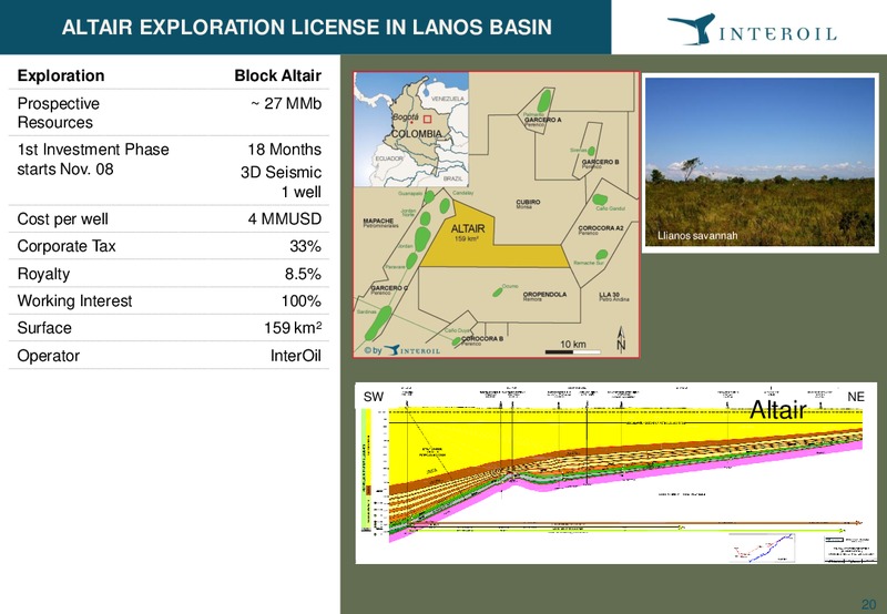 Pareto E&P Independents Conference – Interoil Corporation – slide 19