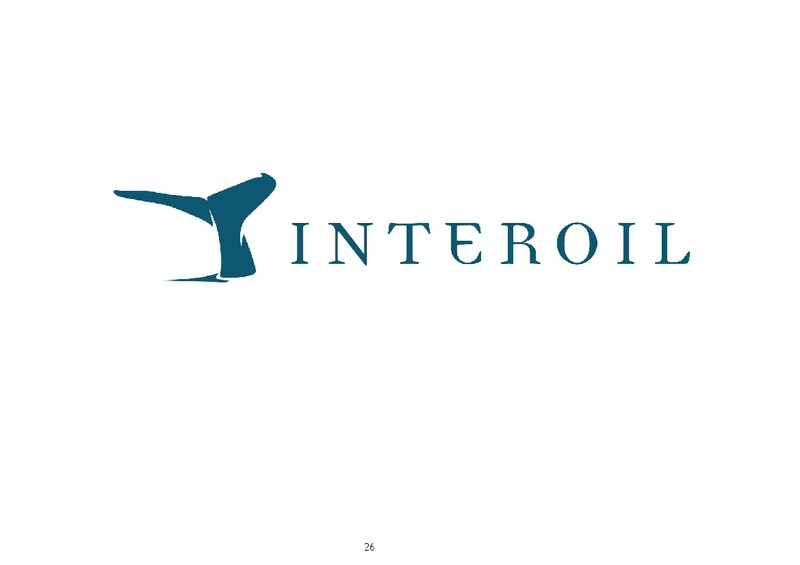Q4 2013 EARNINGS CALL – Interoil Exploration & Production Asa – slide 26