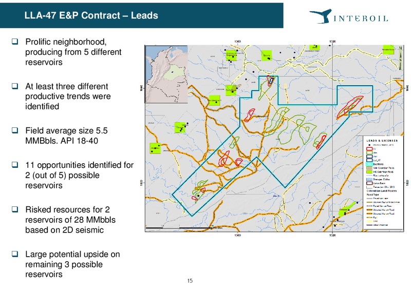 Q4 2013 PRESENTATION – Interoil Exploration & Production Asa – slide 15