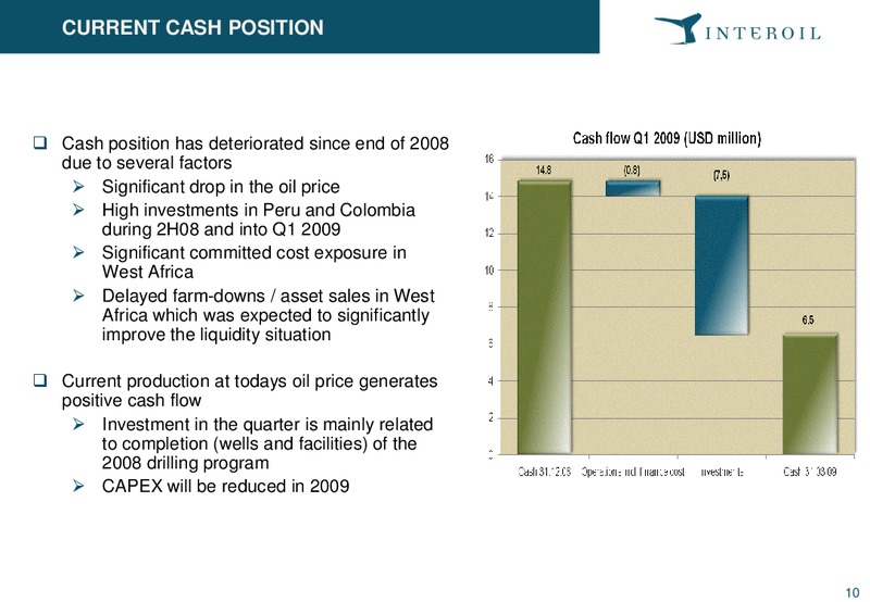 Q1 2009 Investor Presentation – Interoil Exploration & Production Asa – slide 9