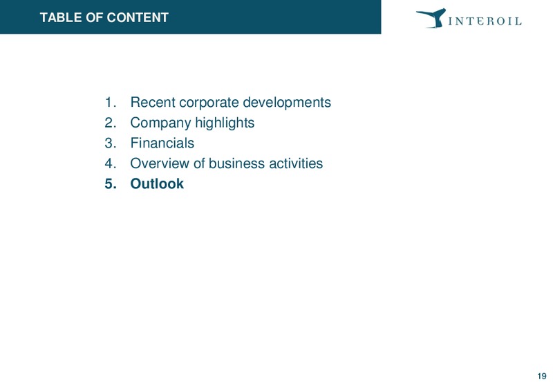 April 2011 Investor Presentation – Interoil Exploration & Production Asa – slide 18