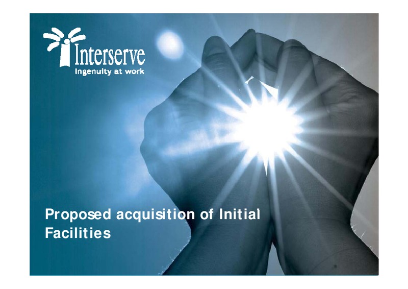 CORPORATE PRESENTATION – Interserve – slide 40