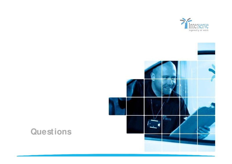 CORPORATE PRESENTATION – Interserve – slide 45