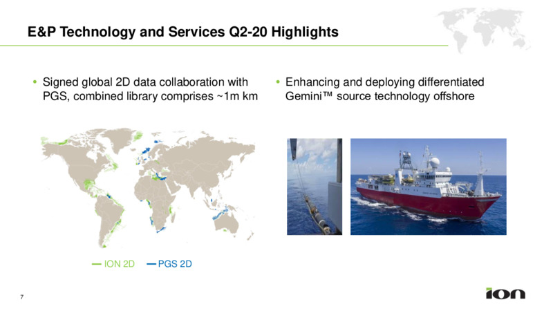 2Q 2020 Earnings Presentation – Ion Geophysical Corp – slide 7