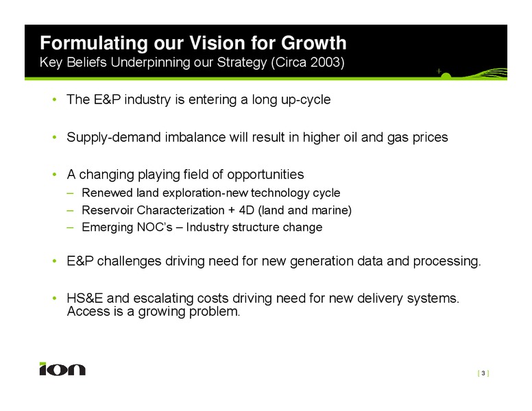 Investor Presentation – Ion Geophysical Corp – slide 3
