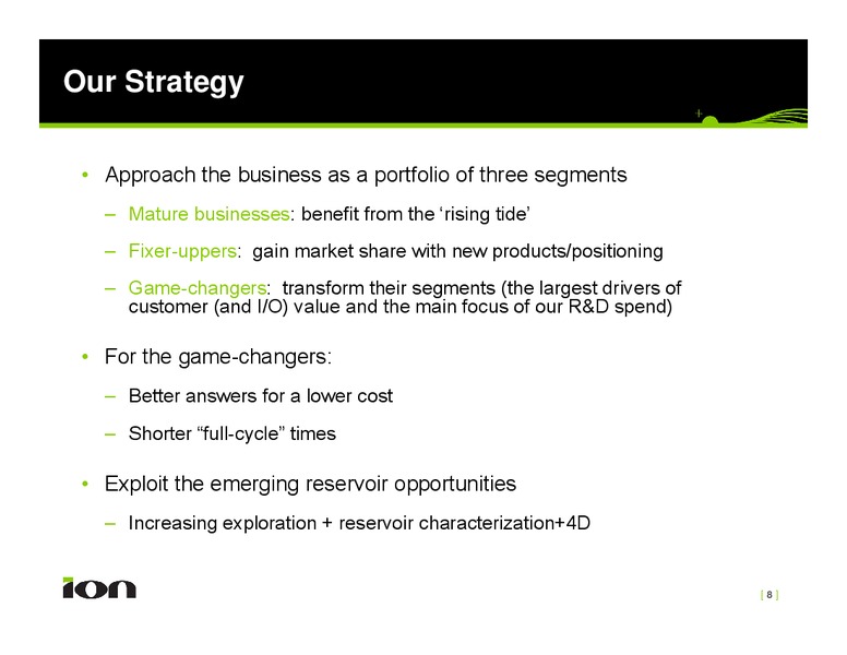 May 2008 Investor Presentation – Ion Geophysical Corp – slide 8