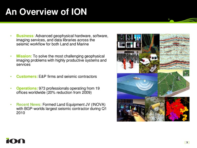 Investor Presentation – Ion Geophysical Corp – slide 3