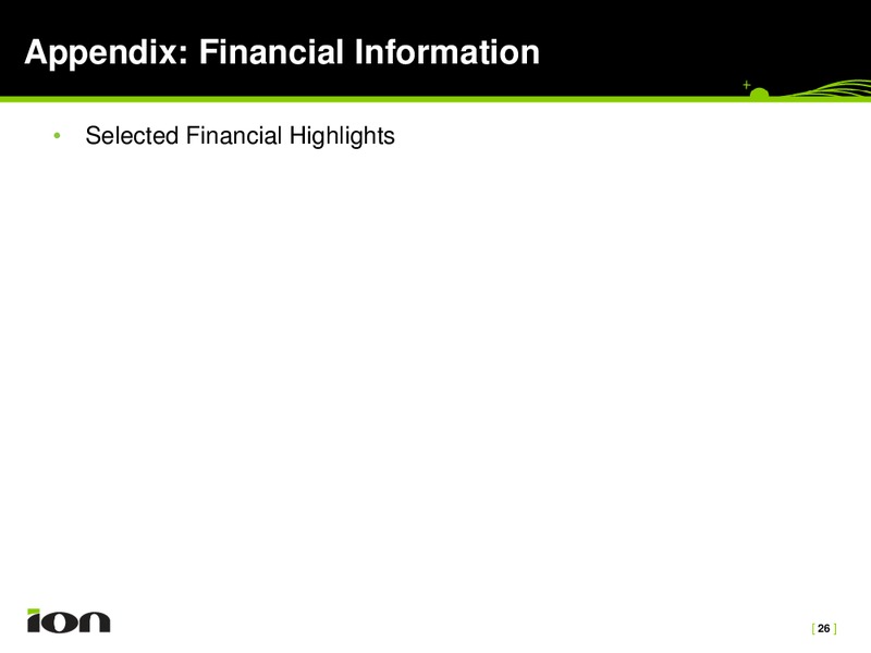 Barclays – Ion Geophysical Corp – slide 26