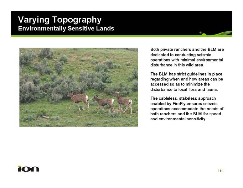August 2008 Investor Presentation – Ion Geophysical Corp – slide 8