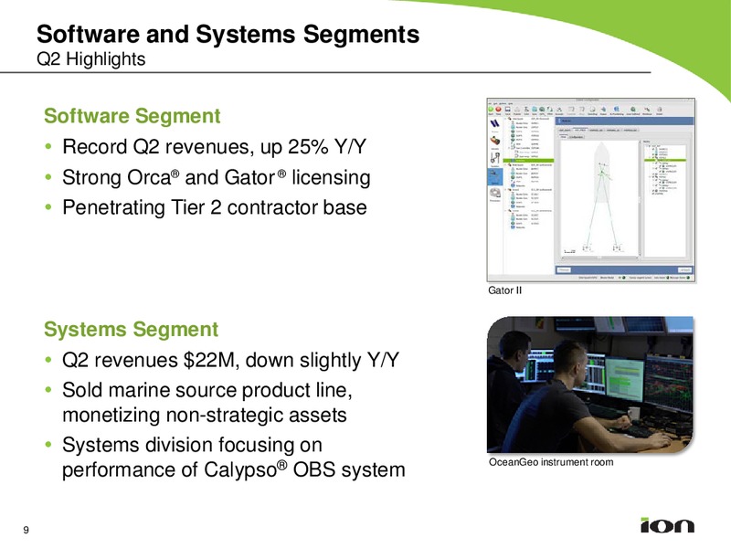 Earnings Call Q2 2014 – Ion Geophysical Corp – slide 8