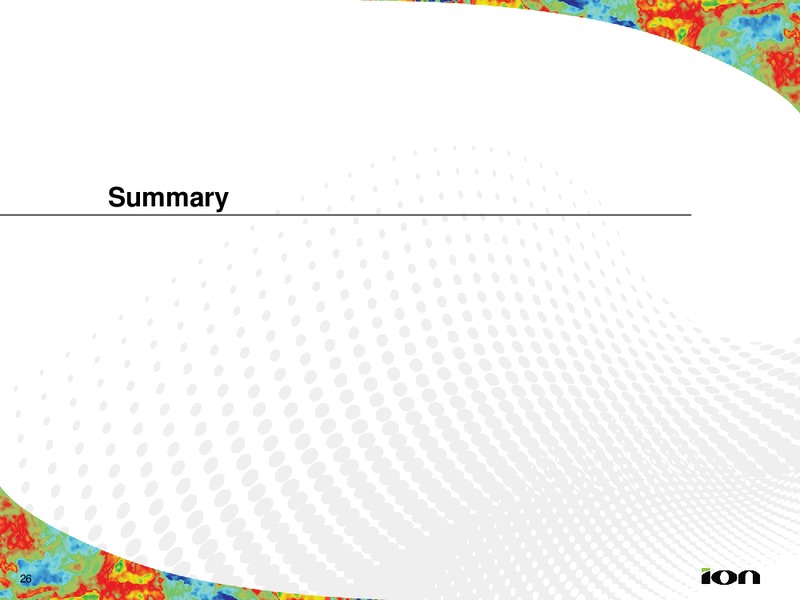 Barclays Energy Conference – Ion Geophysical Corp – slide 26