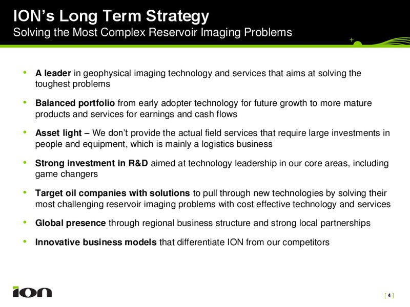 Barclays Capital 2010 CEO Energy Power Conference – Ion Geophysical Corp – slide 4