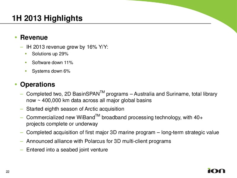 Johnson Rice Energy Conference – Ion Geophysical Corp – slide 21