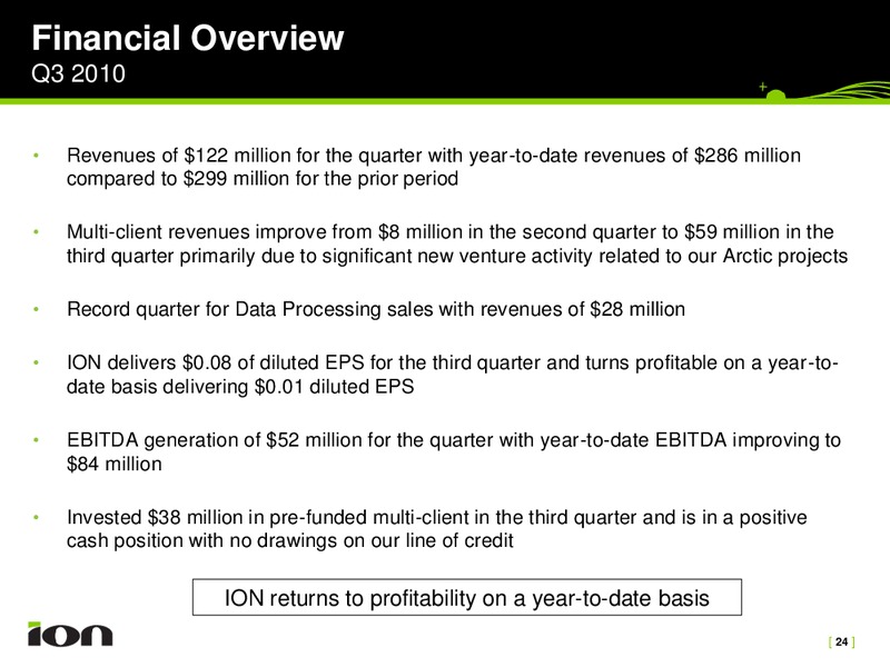 New York II Emerging Growth Institutional Investor Forum – Ion Geophysical Corp – slide 24