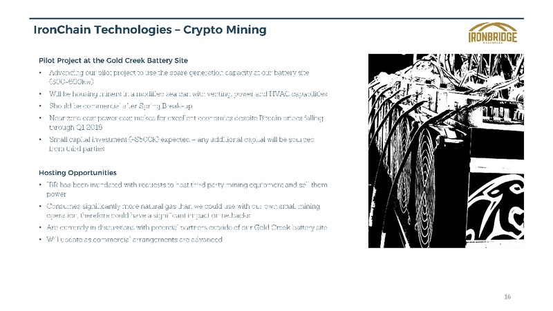 2Q 2018 Corporate Presentation – Iron Bridge Resources Inc. – slide 15
