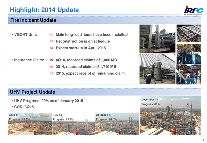 2014 ANALYST MEETING – Irpc – slide 6