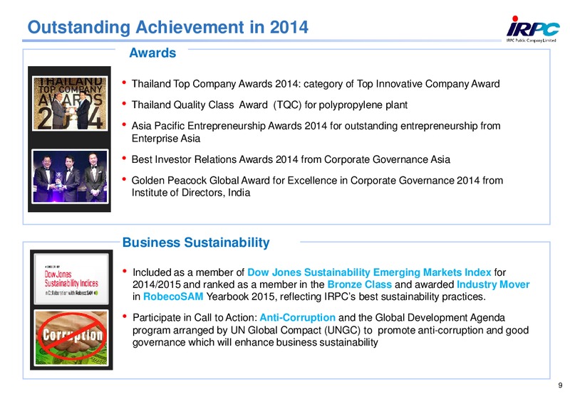 2014 ANALYST MEETING – Irpc – slide 9