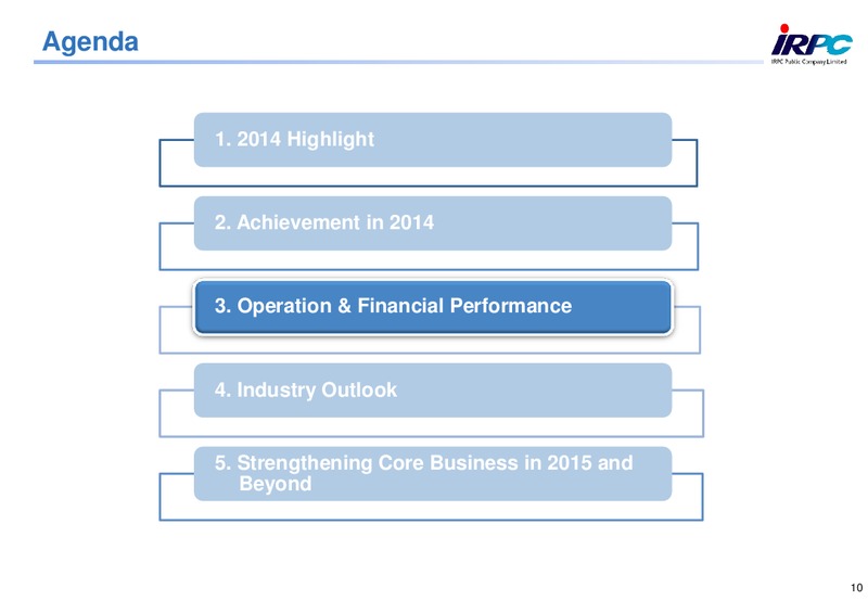 2014 ANALYST MEETING – Irpc – slide 10