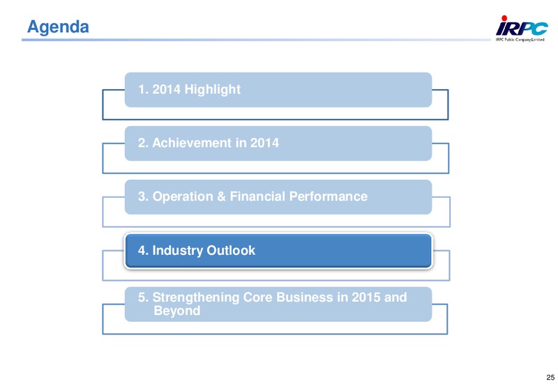 2014 ANALYST MEETING – Irpc – slide 25