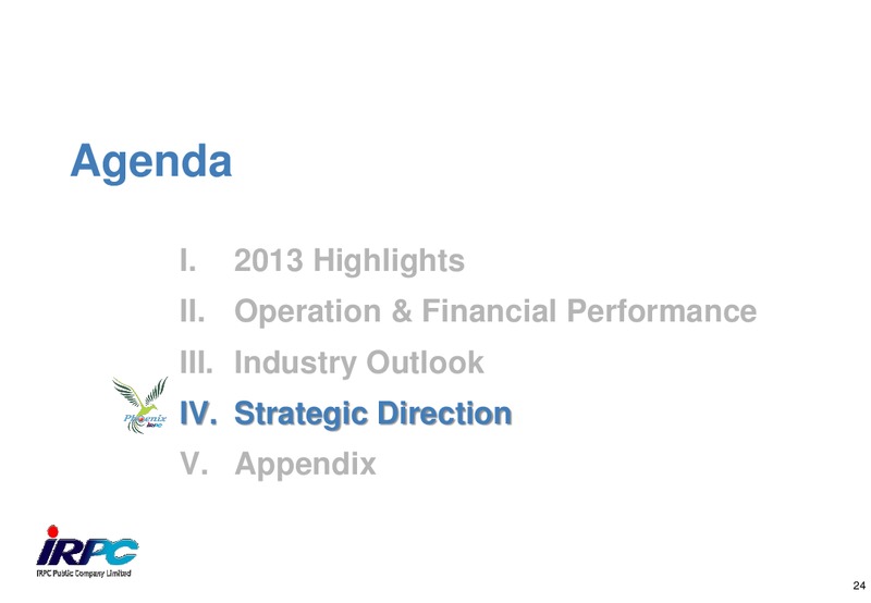 ANALYST MEETING 2013 – Irpc – slide 24