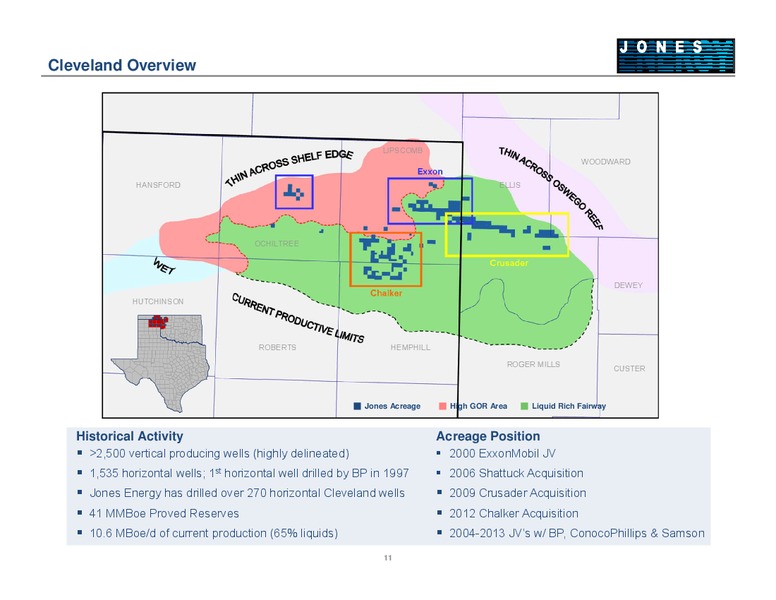 BARCLAYS CEO ENERGY POWER CONFERENCE – Jones Energy Inc. – slide 11