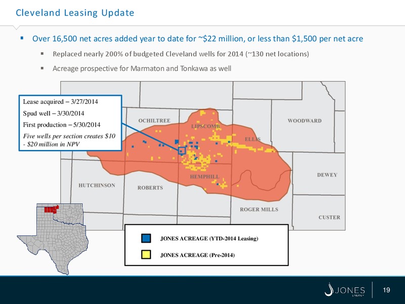 Jefferies 2014 conference – Jones Energy Inc. – slide 19