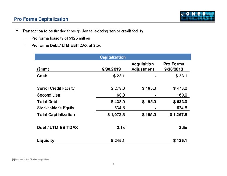 NOVEMBER 2013 INVESTOR PRESENTATION – Jones Energy Inc. – slide 6
