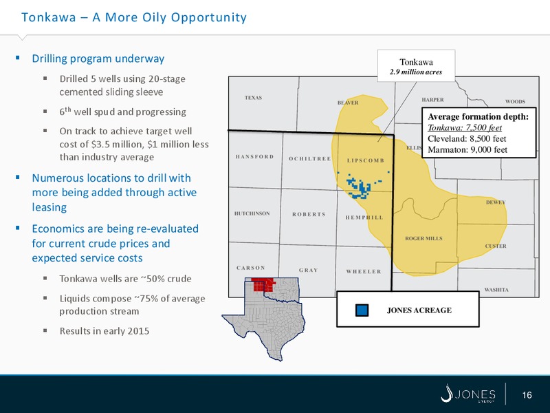 Wells Fargo Securities Energy Symposium – Jones Energy Inc. – slide 16