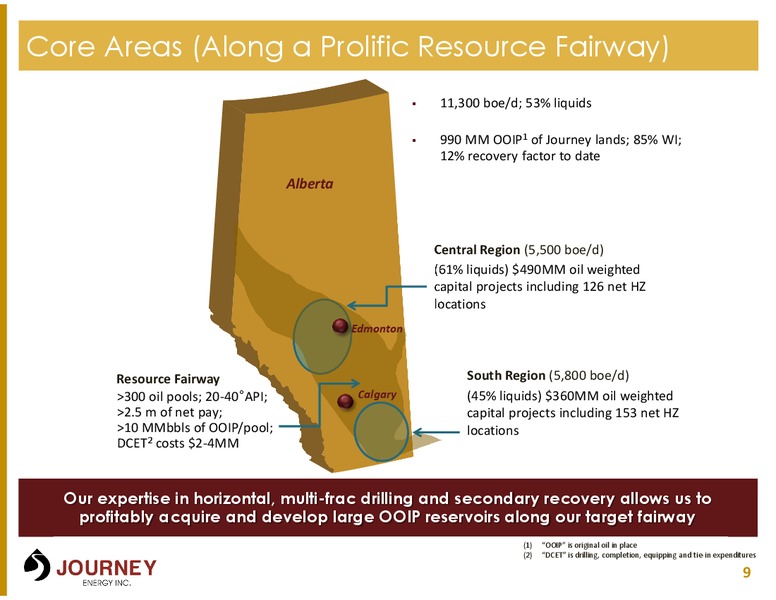 Growth Plus Yield E&P – Journey Energy Inc – slide 8